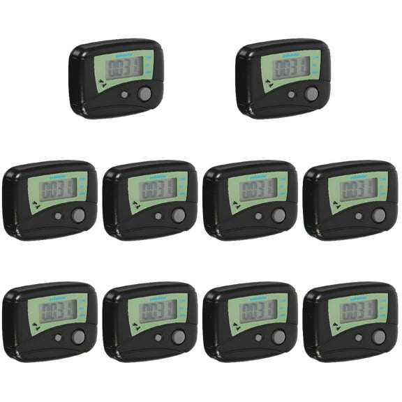 GJX 10 Pack Pedometers Calorie Counter Pedometer for Walking Digital Pedometer Portable Fitness