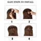 thumbnail image 4 of Almohadilla para el pelo, moño, horquilla para pelo postizo, almohadilla para el pelo, clip para dar volumen al pelo natural, clip para moño, para DIY, 4 of 4