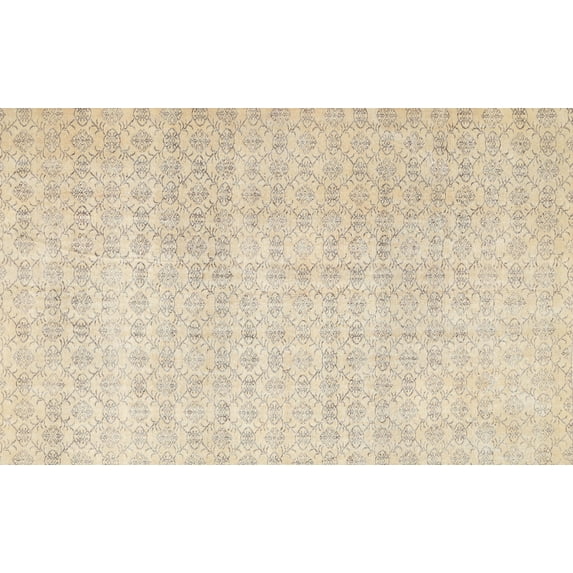 Ahgly Company Indoor Rectangle Contemporary Light French Beige Brown Abstract Area Rugs, 8' x 10'