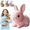 thumbnail image 7 of Bunby - My Realistic Bunny Toy, Realistic Bunny Toy Can Walk and Talk, Bunbi Realistic Bunny, Realistic Bunny Stuffed Animals, Easter Plush Interactive Realistic Bunny Robot for Kids (2Pcs C), 7 of 7