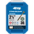 thumbnail image 1 of Kreg Protec-Kote Tornillos para Agujeros de Caja, 2-1/2 pulgadas, #3 cabeza cuadrada, paquete de 30 unidades, 1 of 6