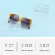 thumbnail image 5 of Gafas de sol cuadradas grandes vintage para mujer, moda, formas grandes, 10, 5 of 5