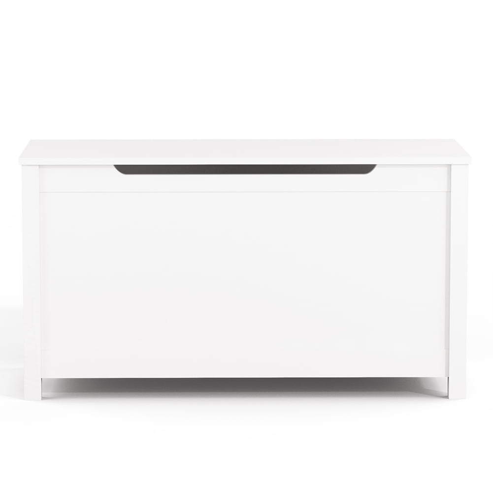Wooden Toy Box Storage With Safety Hinge,Lid Storage Bench For Bedroom Living Room Playroom Boys & Girls,Toddlers Toy Storage Chest,31.50x13.00x16.70in