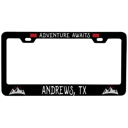 Andrews Texas Vanity Metal License Plate Frame
