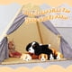 thumbnail image 5 of Perro Skylety de peluche con bebés en su interior, 1 mamá grande con 4 bebés pequeños, 5 of 6