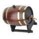thumbnail image 4 of Barril de whisky, brandy y vino tinto de madera de roble de estilo retro de 3 l, recipiente con grifo, 4 of 14