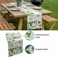 thumbnail image 5 of St. Patrick's Day Table Runner - 48 Inch Long, Kitchen Dining Table Runner Dresser Scarves, Green Shamrocks Floral Botanical Farmhouse Decor for Coffee Tables Wedding Party Banquet, 5 of 8