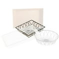 thumbnail image 1 of Cal Mil 1293TRAY Black Square Wire Basket - 12 x 12 x 3 in., 1 of 1