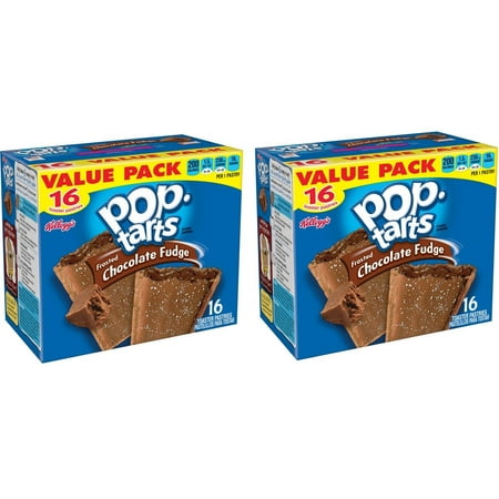 Pop Tarts Frosted Chocolate Fudge 32 Count Pastries 58.6 Oz (3 Lb 10.6 Oz)
