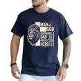 thumbnail image 3 of Man of Faith Graphic T-Shirt – Lion Print Christian Dad Tee, Inspirational Shirt for Men, Father's Day Gift, Husband or Dad Present, 3 of 7
