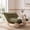 Green, variant on OMNIBERG 57"‌ Oversized Chaise Rocking Lounge Chair with Solid Wood Base, Plush Corduroy Beanbag Rocking Sofa Chair, Cozy Cloud Accent Chair Lounger for Bedroom Living Room, Beige