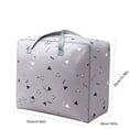 thumbnail image 3 of Waterproof Large Capacity Quilt Clothes Storage Bag with Handles Breathable Organizer for Blankets Bedding Closet Under Bed, 3 of 6