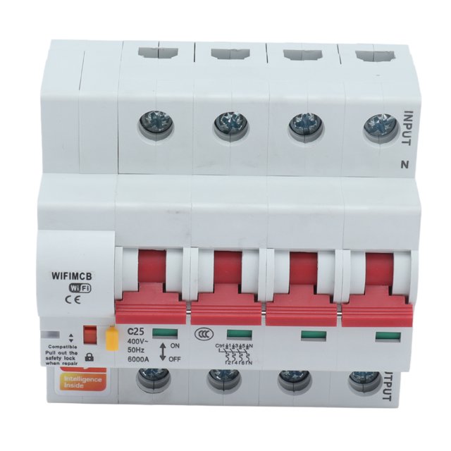 Disjoncteur Intelligent 4P Télécommande AC 400V avec Verrou de Sécurité pour la Maison