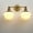 Antique, variant on Pathson 2-Light Wall Sconce with Milky White Glass Shades, E26 Industrial Wall Lighting Fixture for Bathroom Vanity Mirror Kitchen