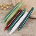 thumbnail image 2 of Natural Jade Face Acupuncture Point Jade Stone Guasha Massage Tool Spa Massager, 2 of 4