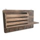 thumbnail image 1 of Estante de almacenamiento de madera para colgar en la pared, práctico estante de pared para artículos diversos envejecidos, 1 of 8