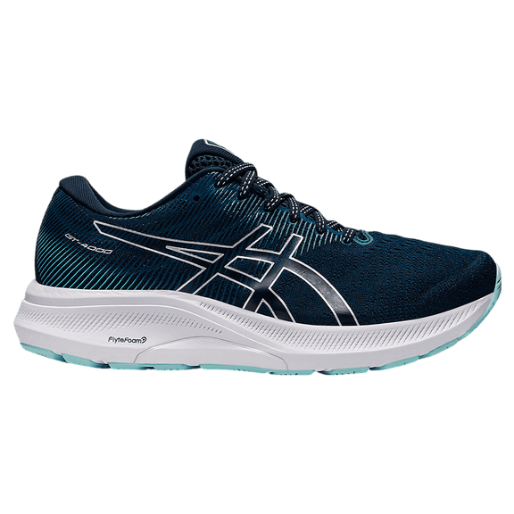 ASICS Women's GT-4000 3 Running Shoes, Size 8 US ( WIDE ), French Blue/Pure Silver