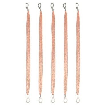 ITSELFER 4Pcs Automotive Ground Straps Engine Ground Strap Kit Braided Copper Ground Straps Automotive Ground Strap Wire Ground Strap Connectors for Most Cars