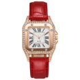 thumbnail image 1 of Sfonq Summer Clearance Mothers Day Gift for Grilfriend Womens Watches Watch Wine Barrel Square Women's Watch Quartz Watch Gift Watch,Red Buy 2 Save 10%, 1 of 2
