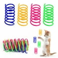 thumbnail image 2 of Gato interactivo para gatos de interior. Plástico resistente. Resorte de color. Gato activo. Salud y fitness. Juego. Resorte. 12 unidades., 2 of 8
