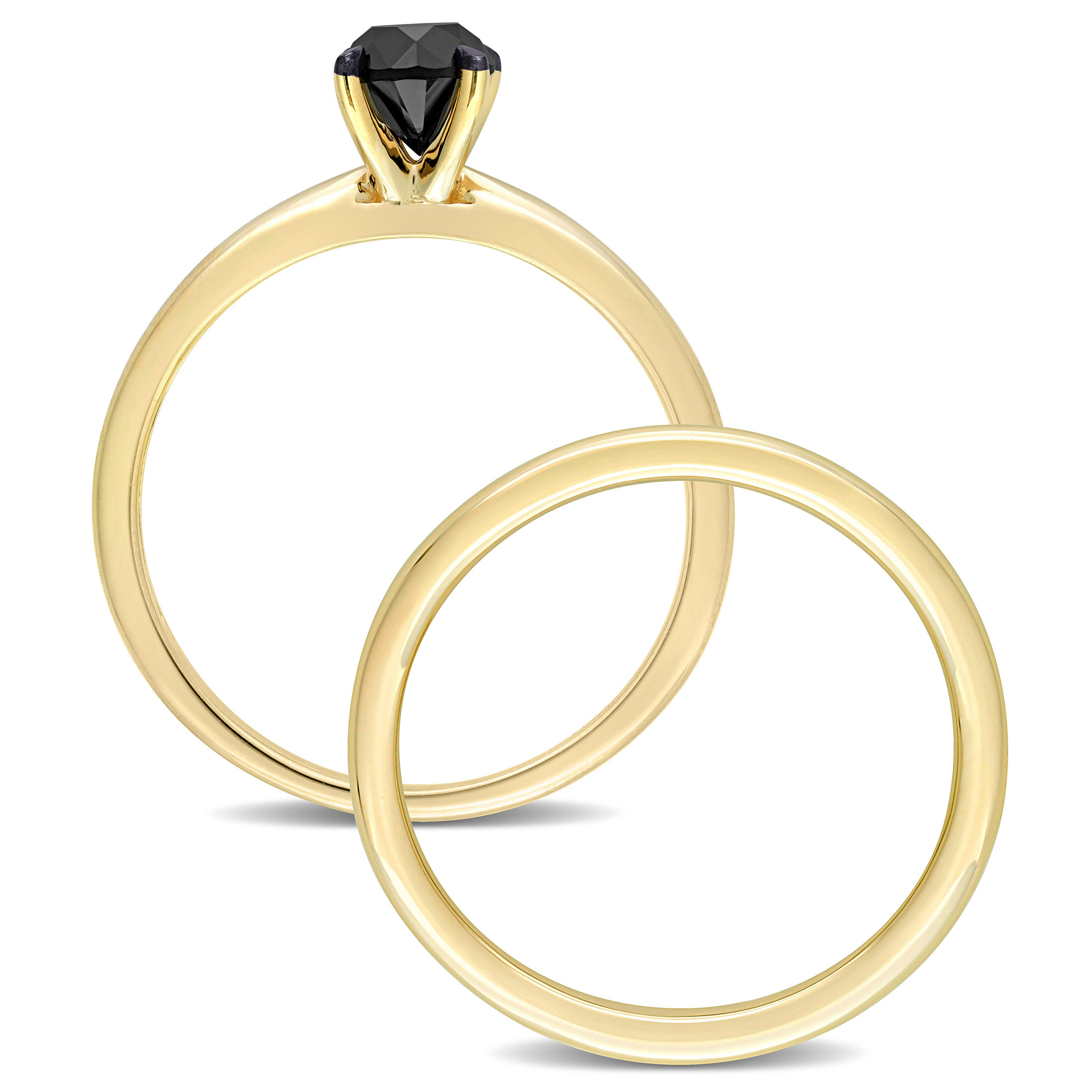 Everly Women's Diamond 14k Yellow Gold Bridal Set
