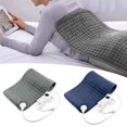 thumbnail image 3 of Manta eléctrica de moda para hombre y mujer, almohadilla de calefacción plegable con ajuste de 6 velocidades, accesorios cálidos de invierno para el hogar, 3 of 4