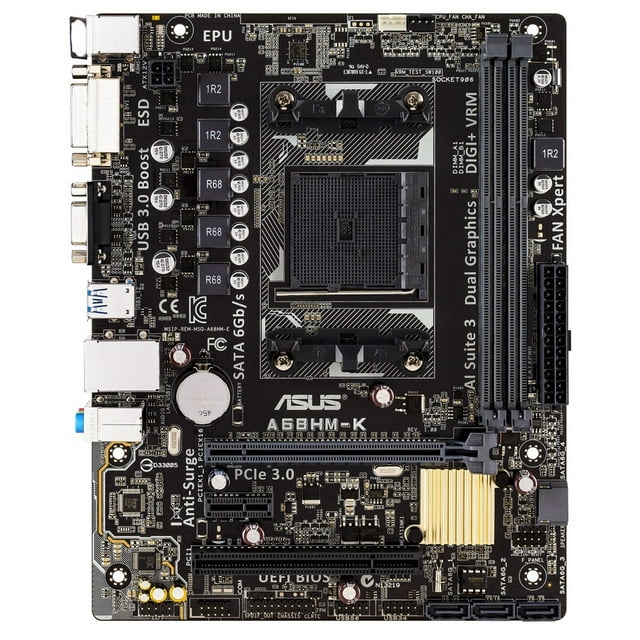 Asus A68HM-K AMD A68H Micro ATX DDR3-SDRAM Motherboard
