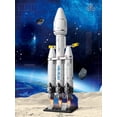 thumbnail image 2 of Nouvelle mini Fusée Aviatrice Modèle Blocs de Construction Station Spatiale Aérospatiale Briques Jouets de Construction de Ville pour Enfants, 2 of 6