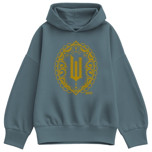 Wicked - Art Deco Logo - Women's Oversized Fleece Hoodie Sweatshirt