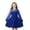 C-Blue372, variant on DHFJKG Girls Lace Long Sleeve Dress Solid Color Patchwork A-Line Knee-Length Cute Dress Size 6-15Y Trendy Dresses