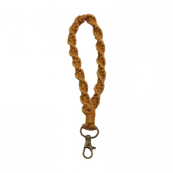 DESIGNICE 2026 New Macrame Keychain Wristlet Keychains for Women Handmade Hand Wrist Strap with Hanging Buckle - Car Keys Cute Key Chains Boho Keyring Bracelet for Girls