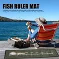 thumbnail image 3 of Fishing Measurement Mat, Clear Scales 0-80cm Range Fish Unhooking Mat  for Outdoor Use, 3 of 7