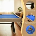 thumbnail image 6 of Tuekys 7FT Pool Table, 84" Billiard Table with 2 Cue Sticks, Billiard Balls, Cues, Cleaning Brush, X-Legs, 6 of 6