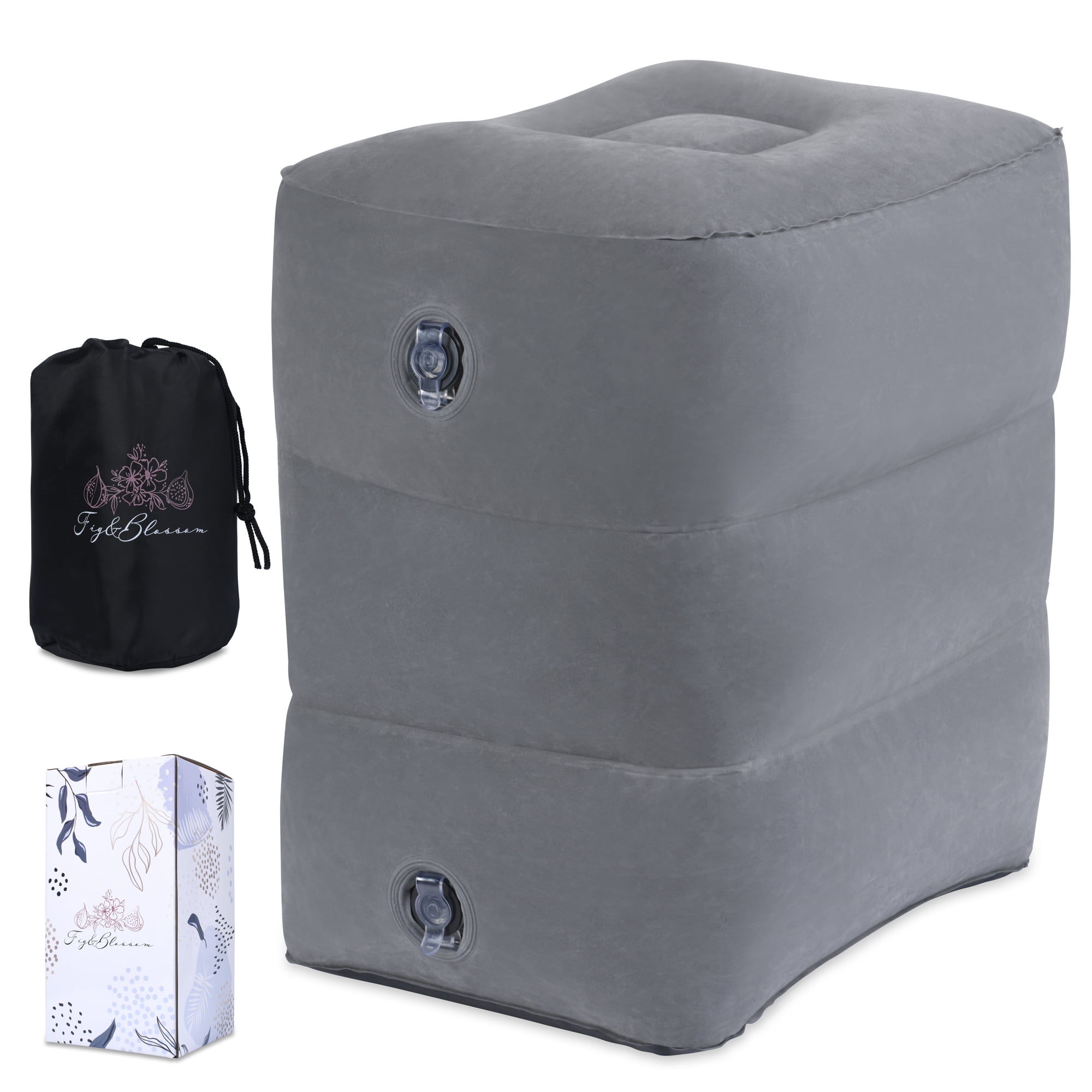 Inflatable Airplane Footrest Pillow Inflatable Kids Travel Bed