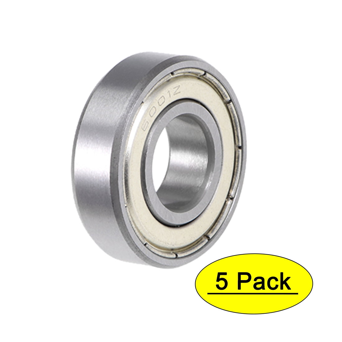 6001ZZ Ball Bearing 12x28x8mm Double Shielded ABEC3 Bearing 5pcs