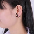thumbnail image 3 of Dernière Mode Mignonne 3D Dinosaure Percé Goujon Boucle d'Oreille (Rose), 3 of 4