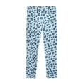 thumbnail image 4 of joogoo Girls' Leggings Leopard Blue-a1 Yoga Pants 9-10T, 4 of 8