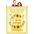 thumbnail image 2 of 50Th Birthday Gift, Birthday Blanket, 50Th Friendship Throws Blanket Gifts Birthday, Birthday Blanket for Women Daughter Grandma, Ladies Gifts for Birthday, Happy Birthday Friend Gift, 2 of 5