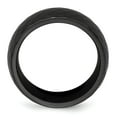 thumbnail image 2 of Black Titanium Polished Faceted Ring (9mm) - Size 8, 2 of 5