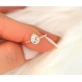 thumbnail image 4 of vylahjewellery Wedding Rings for Solitaire Engagement Ring Valentine Proposal Ring 18K Yellow Gold Ring for Wedding Pear Cut Moissanite Diamond Ring Bezel Set Bands, 4 of 9