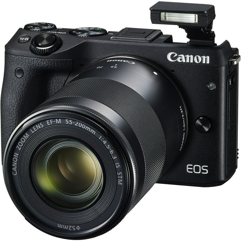Canon EOS M3 Mirrorless Digital Camera with 18-55mm and 55