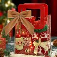 thumbnail image 4 of Kugisaki Small Velvet Christmas Bows 3.6 Inch for Christmas Tree Wreath Gift Wrap Crafts Wedding Party Bows for Snack Bags Baking Candy Bags Home Decoration, 4 of 5
