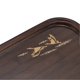 thumbnail image 3 of Bamboo Tray Japanese Simple Romantic Beautiful Resin Walnut Tea Tray for Home Use Rounded Square, 3 of 5