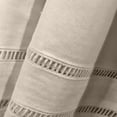 thumbnail image 3 of Levinsohn Textile Linenweave Hemstitch 15 Inch Bed Skirt Stone - Cal King, 3 of 5