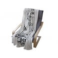 thumbnail image 3 of Vintage Nautical Tattoo Soft Flannel Fleece Throw Blanket, I Lost My Heart to the Ocean with Mermaid Art, Cozy Plush for Indoor and Outdoor Use, 50" x 60", Charcoal Grey Pale Grey, by Ambesonne, 3 of 5