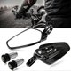 thumbnail image 1 of 2pcs 7/8" 22mm Motorcycle Mirrors Rear View Handlebar End Mirrors Compatible With Cafe Racer Sportster 883 and More, 1 of 5