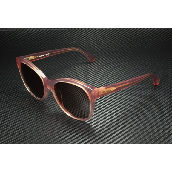 MaxMara MM0007 45E Shiny Light Brown Brown Plastic 56 mm Women's Sunglasses