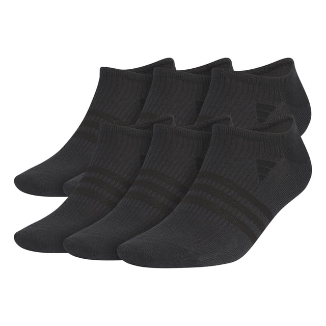 Calcetines Adidas Superlite No Show Arch Compression para hombre, paquete de 6