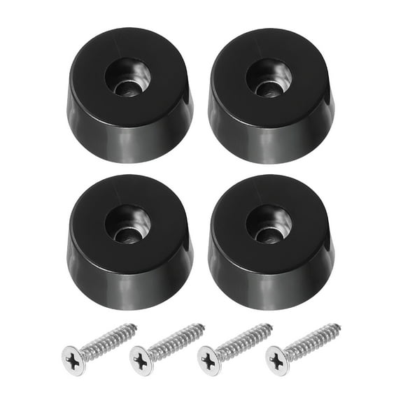 Unique Bargains Cutting Board Feet 4 Pack Round Rubber Feet Bumpers Non Slip Bumper Pads