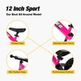 thumbnail image 4 of Strider 12” Sport Bike, Pink - No Pedal Balance Bicycle for Kids 1 to 4 Years - Includes Safety Pad, Padded Seat, Mini Grips & Flat-Free Tires - Tool-Free Assembly & Adjustments, 4 of 9